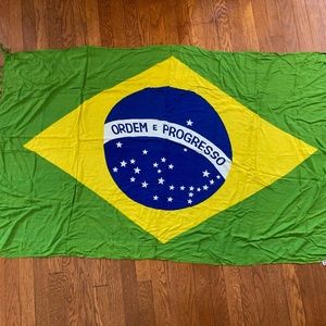 Brazilian Flag Beach Towel or Wrap